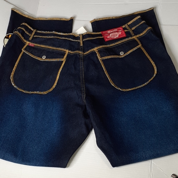 Revolt Jeans Denim - ReVolt Women's Jeans Raw Seams  Size 20